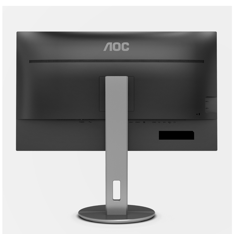 AOC 27英寸 4K高清 IPS HDR Type-C接口90W TUV护眼认证 双向旋转升降 内置音箱 出厂校准 电脑显示器 U27N3C