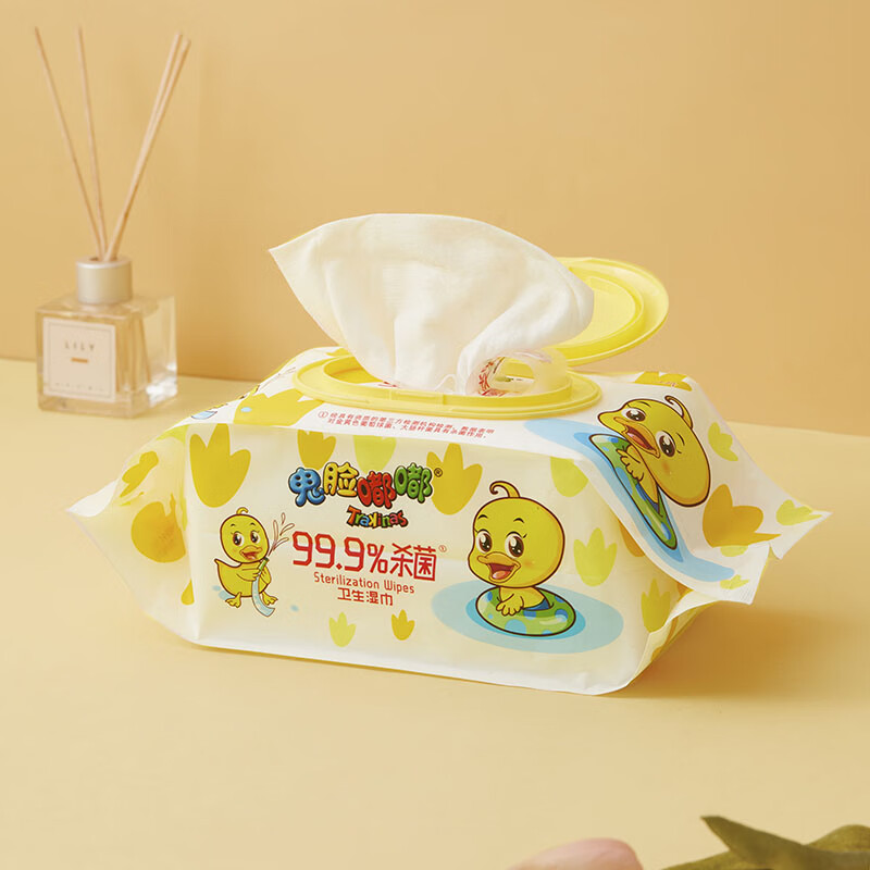 鬼脸嘟嘟湿巾 加厚120片 99.