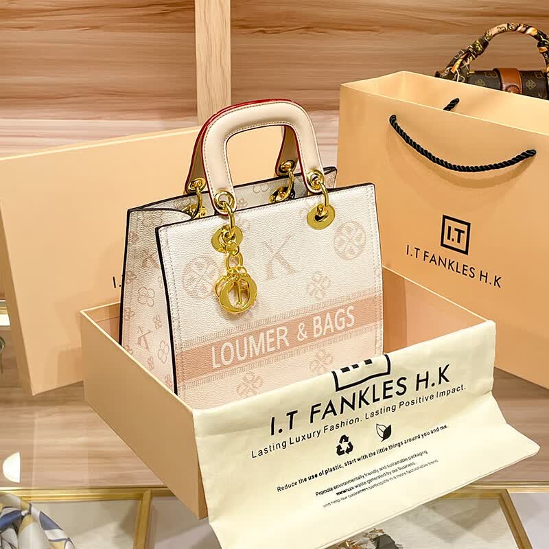 爱马女仕爱马女仕香港品牌女包2024新款复古手提戴妃包