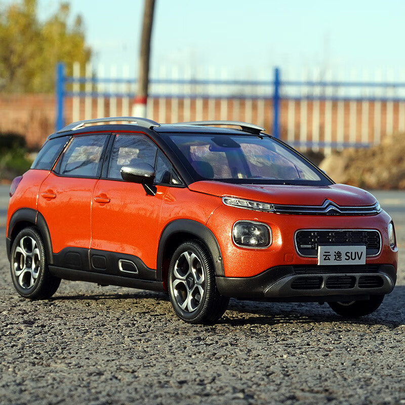 1:18原厂汽车模型 东风雪铁龙 c4 云逸 aircross 越野车 suv 仿真合金