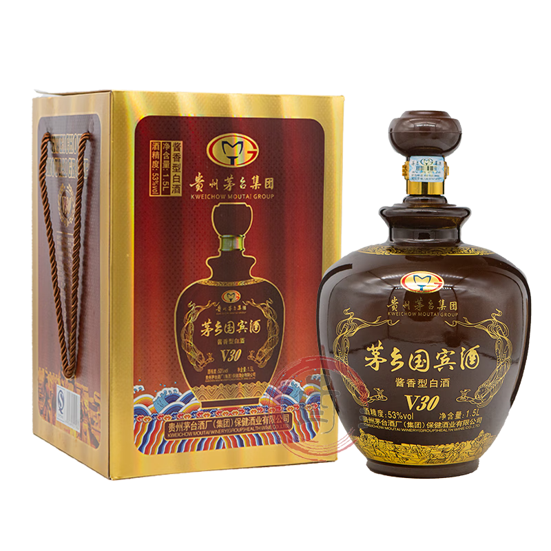 茅台(moutai)2016年 贵州茅台集团 茅乡国宾酒v30酱香型白酒53度1.