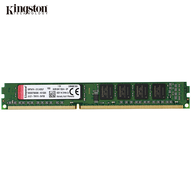 金士顿（Kingston）内存条DDR3 1600兼容1333台式机内存条4G8G 4G