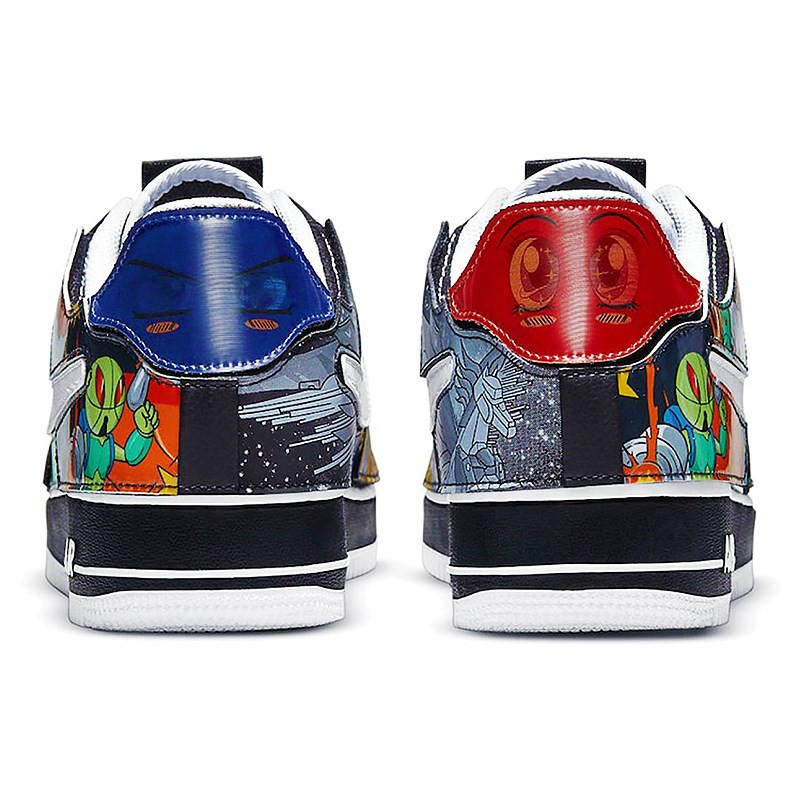 耐克(nike)男女鞋 air force 1 af1 空军一号 二次元 魔术贴低帮休闲