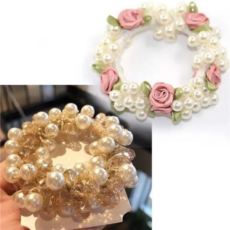 韩生生盘头发饰品小娘惹发饰肖燕菊香淑女发簪山茶花丸子头 水晶香槟