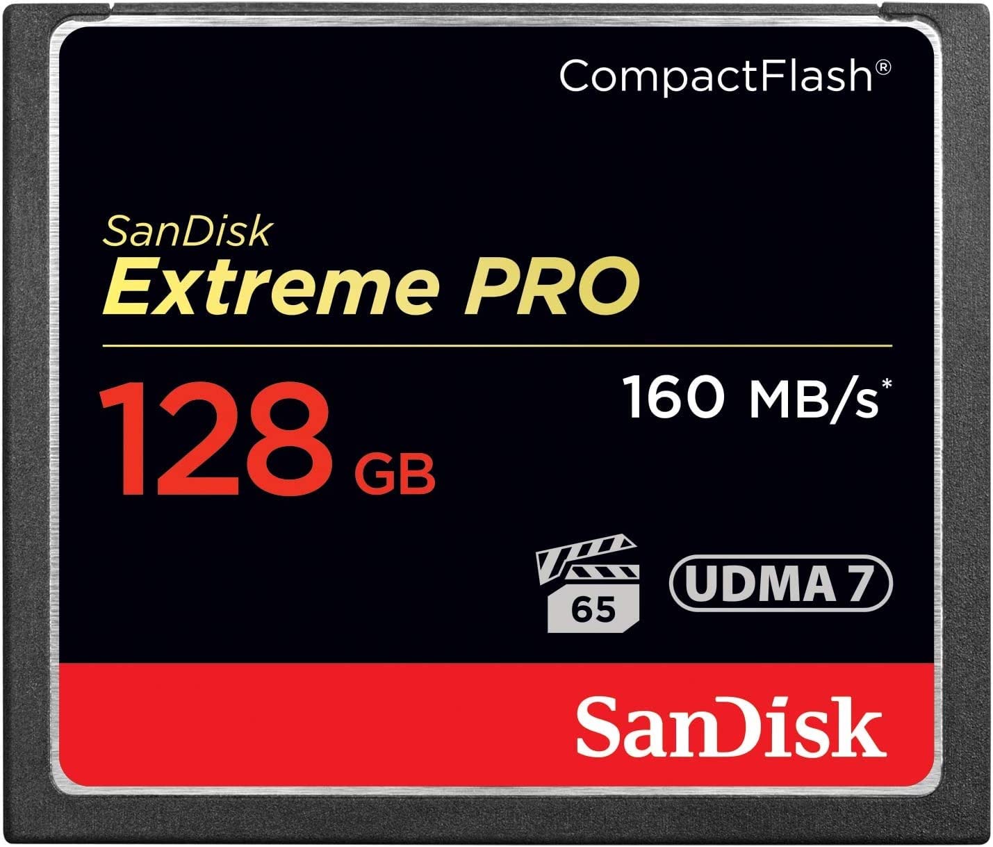 SanDisk 紧凑型闪存卡 SDCFXPS-128G-X46 128GB 读速160MB/s 写速150MB/s 防水