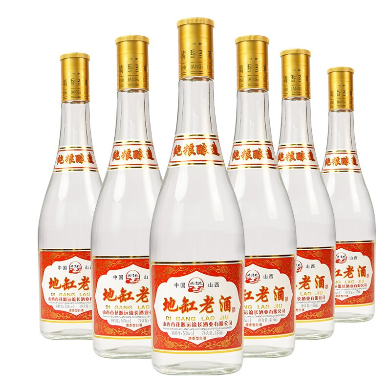 53度 475ml 6瓶 地缸老酒
