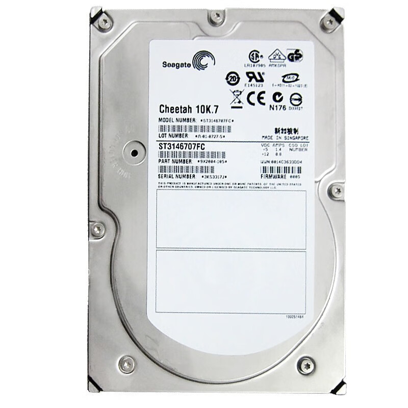 盛泰祥 emc sun netapp st3146707fc 146g 10k fc光纤硬盘