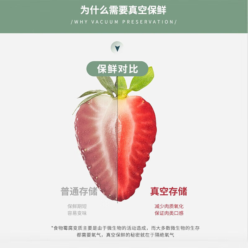 安扣（ANKOU）封口机小型家用真空包装机全自动干湿两用保鲜打包食品塑封机