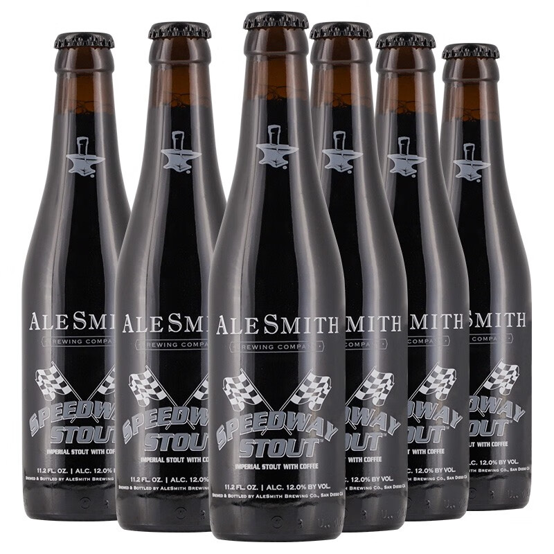 艾尔史密斯（ALESMITH）美国原装进口 赛道世涛黑啤酒 帝国世涛精酿啤酒 艾尔史密斯 330mL 6瓶