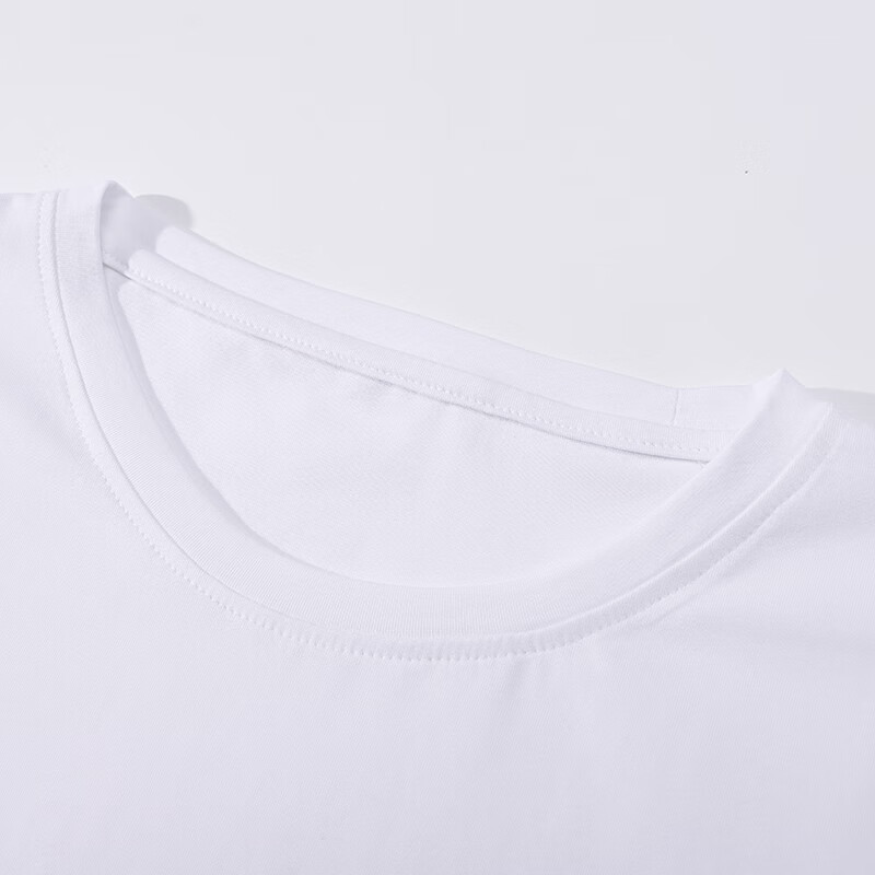 NASAR-FARM短袖t恤男夏季新款精梳棉透气休闲服舒适时尚健身衣运动短袖男 01-短T-白色 M (100至115斤)