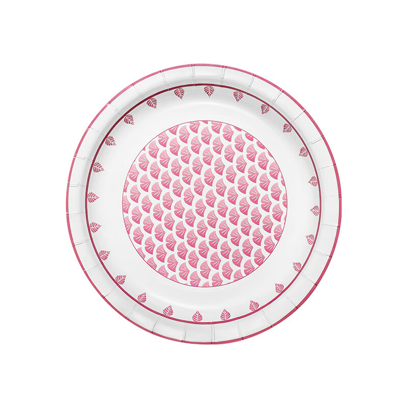 Imakara一次性盘子食品级生日蛋糕餐具大号水果盘餐盘纸盘子蛋糕碟餐碟子 一次性盘蛋糕盘-青蓝10个装