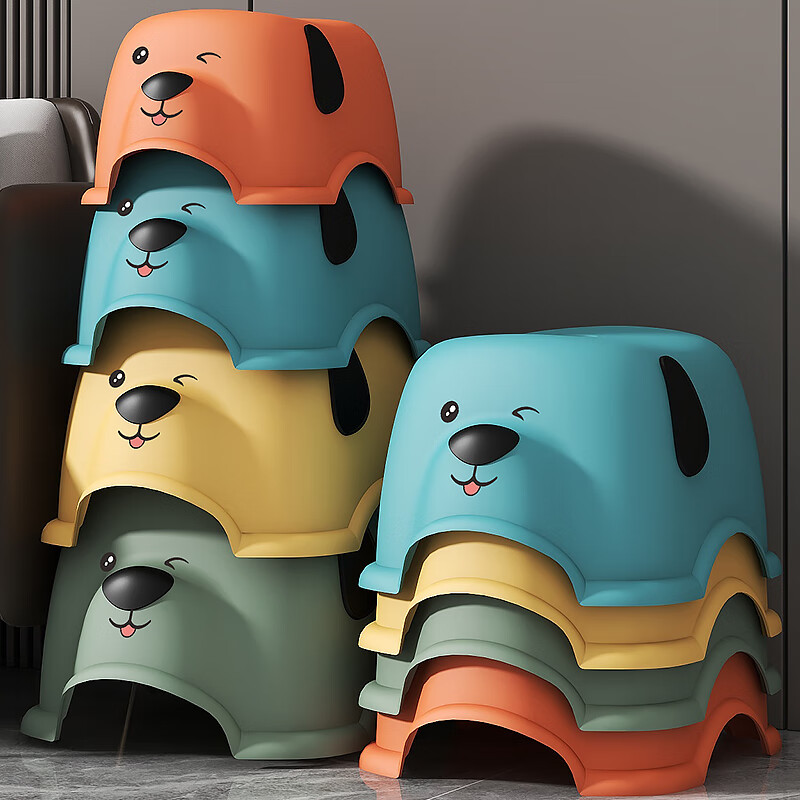 鑫丽鸣2023新款小凳子家用卡通旺旺小狗板凳成人椅子多功能小沙发防滑