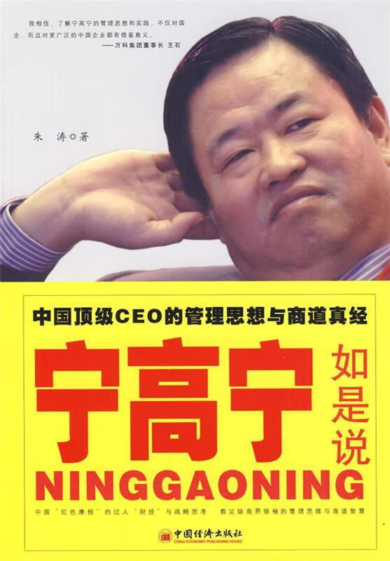 宁高宁如是说 中国ceo的管理思想与商道真经 朱涛 著 【正版书】