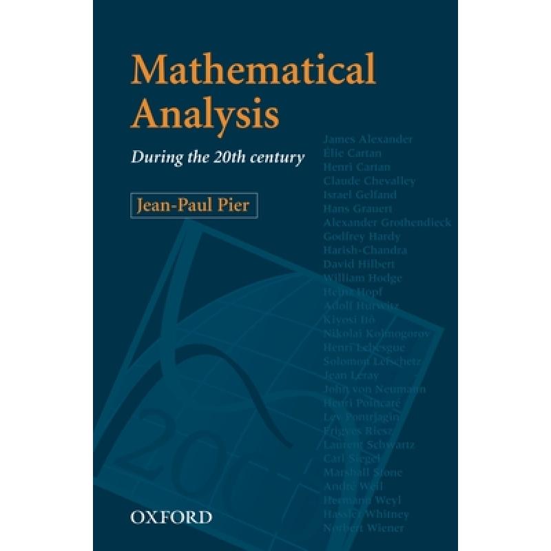 预订 Mathematical Analysis During the 20th Century
