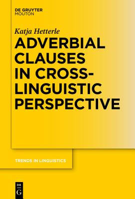 预订 adverbial clauses in cross-linguistic perspective