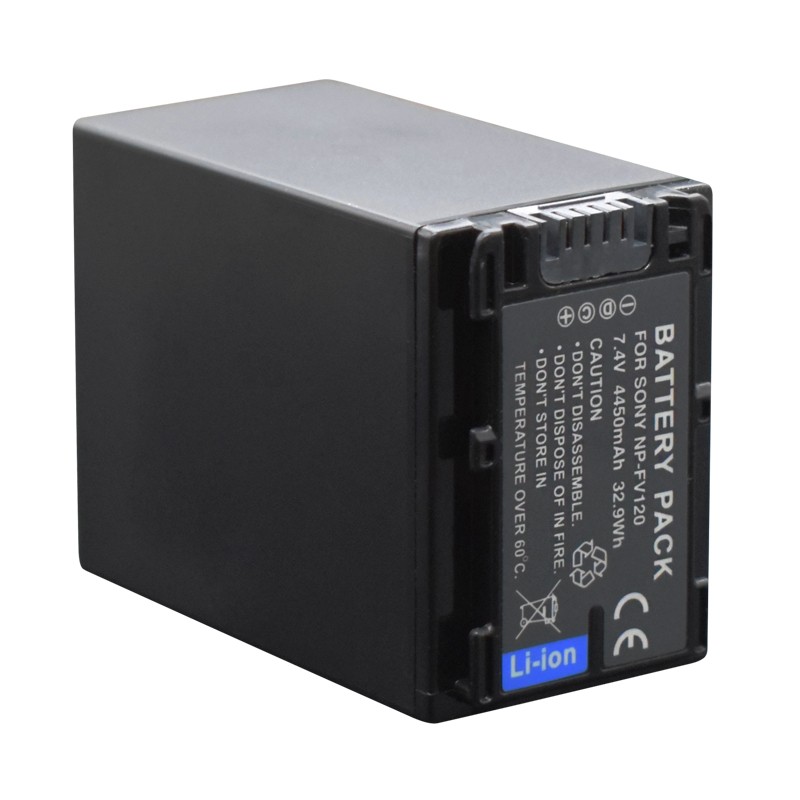 odsx np-fv120索尼hdr-cx580e pj820e xr260e摄像机电池 双充充电器