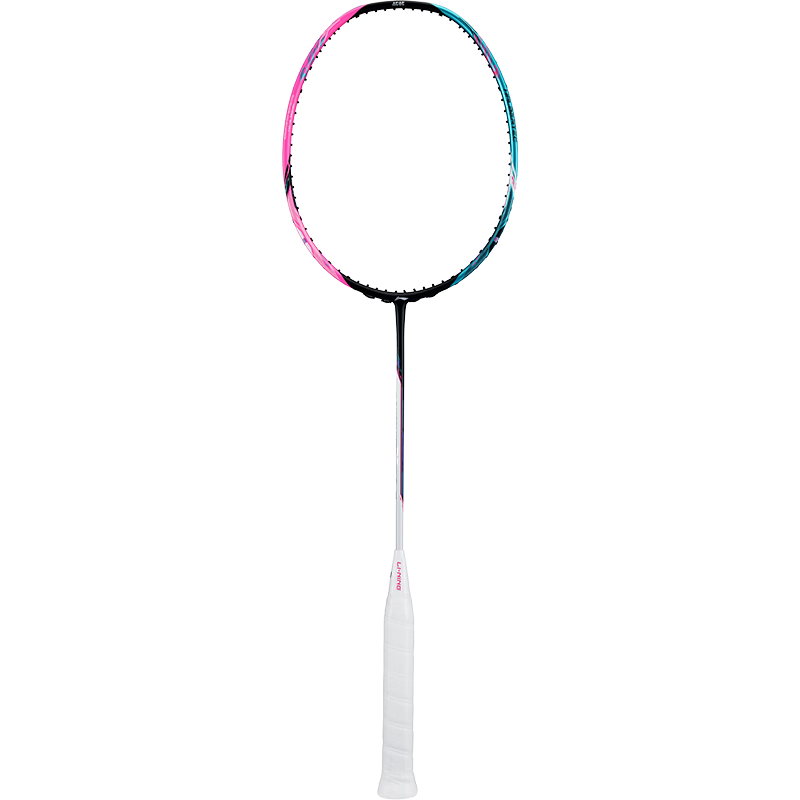 李寧（LI-NING）【戰(zhàn)戟系列】羽毛球拍戰(zhàn)戟8000全碳素全面控制單拍 AYPT369-4戰(zhàn)戟8000(4U)藍(lán)粉