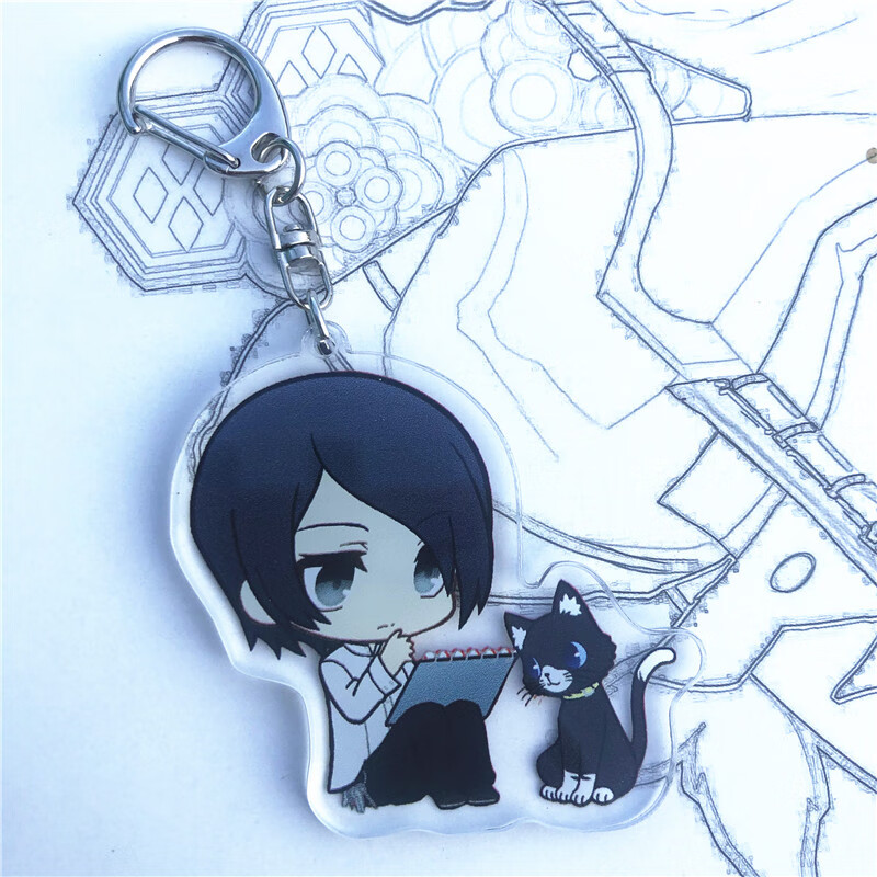 闻录5周边钥匙扣 女神异闻录5钥匙扣动漫周边雨宫莲高卷杏 喜多川祐介