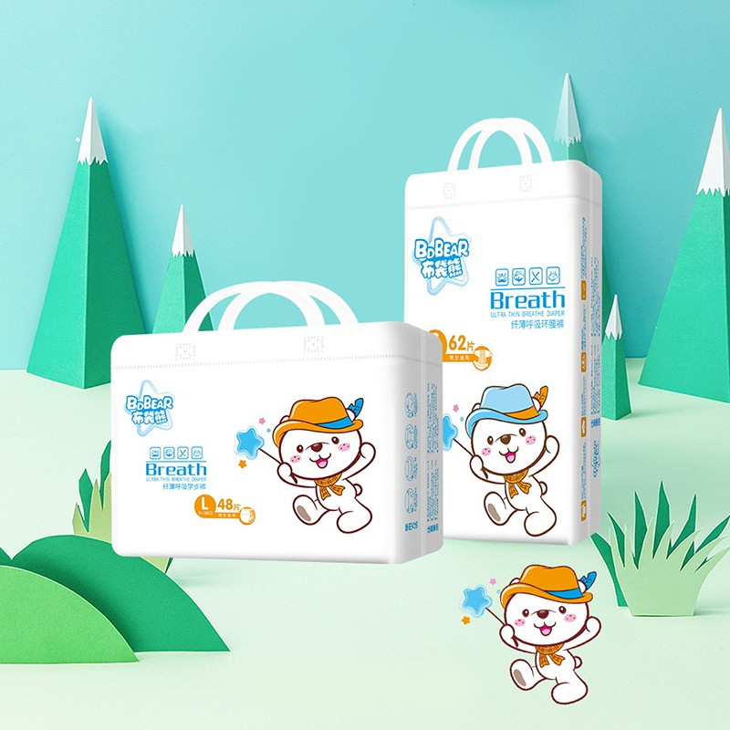 纸尿裤s码62片 布袋熊