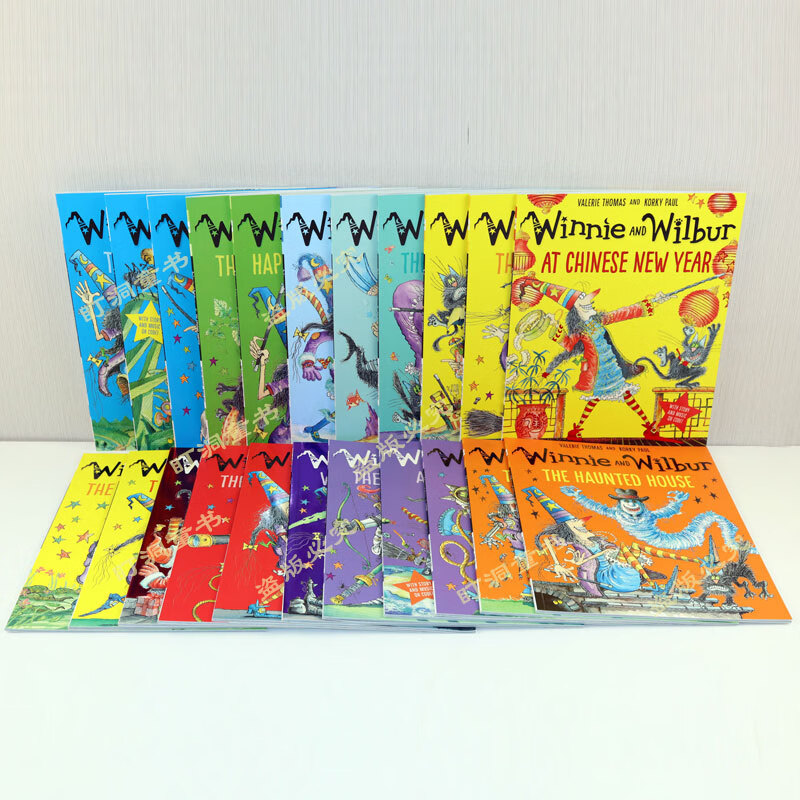 【可点读进口原版正品】女巫温妮 英文原版礼盒版22册 女巫魔法棒图画故事绘本