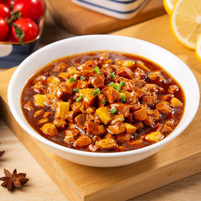 饭方便速食菜商用外卖盖饭快餐预制菜冷冻食品 1号台湾卤肉170g*10包