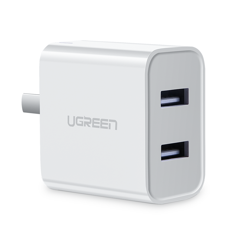 UGREEN 绿联 3.4A双口USB手机充电头