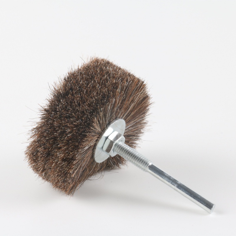 打磨花头马毛花头剑麻花头木头浮雕根雕雕刻表面抛光刷上蜡 小马毛