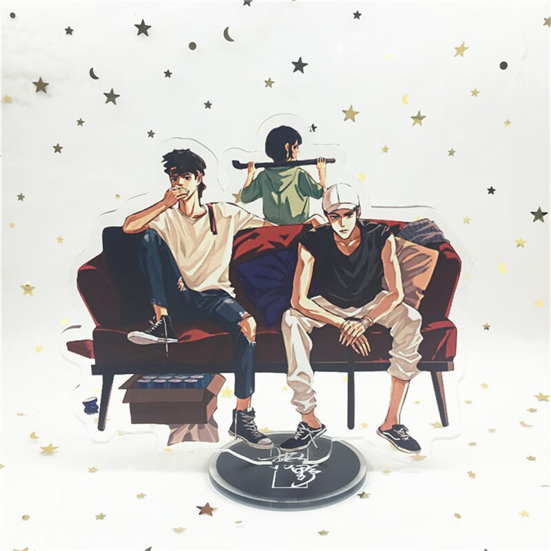 酷酷藤撒野周边立牌 蒋丞顾飞顾淼同人摆件巫哲小说广播剧学生礼物