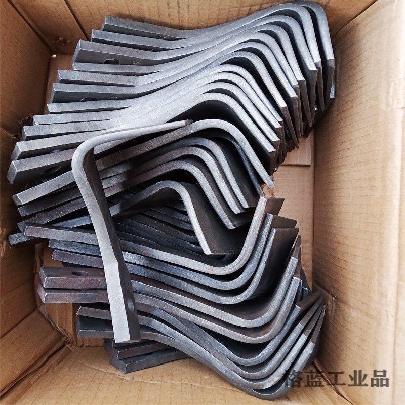 旋耕刀旋地机旋耕机犁刀245195225型锻打7七字子刀片耐磨 225型七字刀