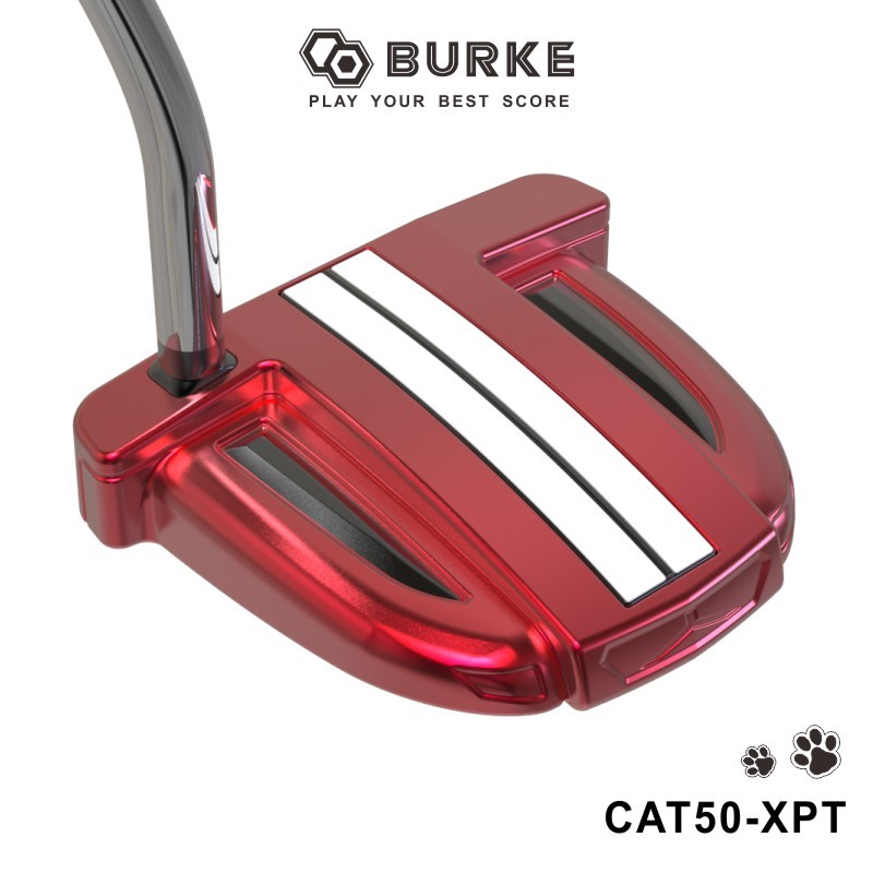 2021款 BURKE CAT系列 CAT50X Pro 男女款大头推杆 新款平衡杆面 强化瞄准线 红色T杆 33寸