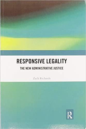 预订responsive legality: the new administrative just