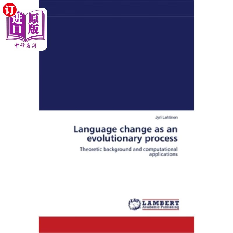 海外直订language change as an evolutionary process 语言的变化是