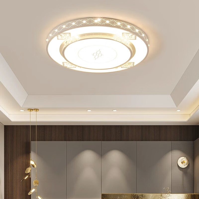 灯诺堡2025年新款简约现代大气客厅灯房间led吸顶灯具大厅主卧室灯家用 120*80cm无极