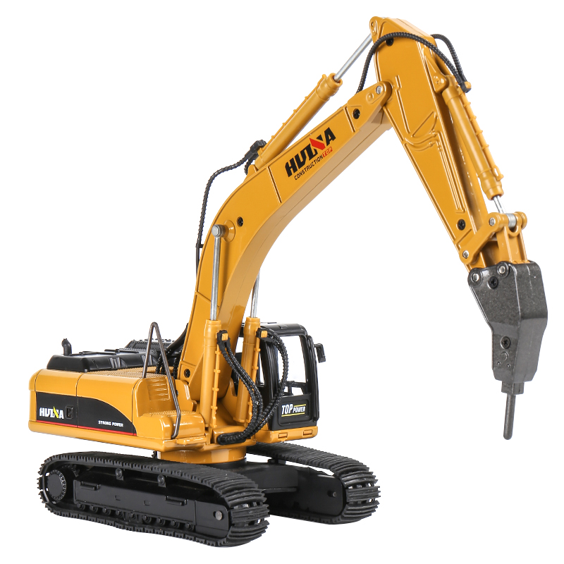 钻地机 玩具车合金钻土机路面破碎机玩具儿童工程车钻机车挖掘机带