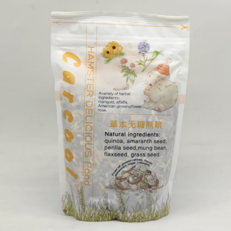 carcool卡酷仓鼠粮草本无糖侏儒粮熊粮仓鼠科养配方无合成粮500g 熊粮