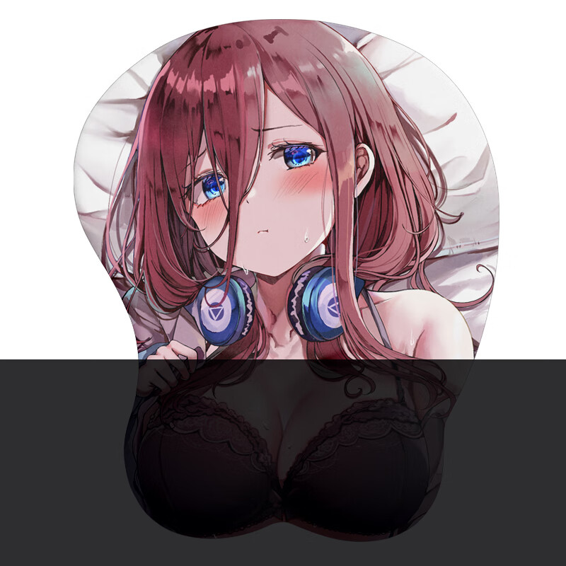 妙普乐鼠标垫3d胸禁欲系凸点原神立体硅胶超大动漫鼠标垫欧派二次元3d