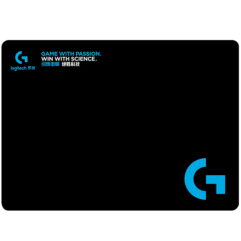 罗技（G）游戏电竞鼠标垫布面中小号办公细面加厚锁边鼠标垫 G系列游戏鼠标垫（340*280*3mm)
