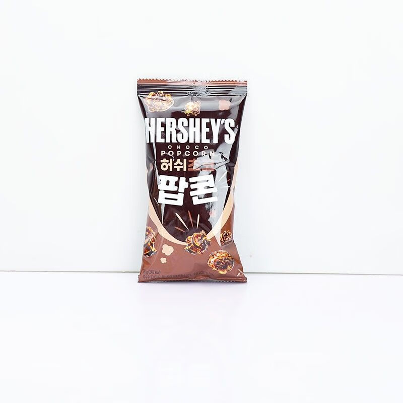 可可爆米花膨化休闲零食玉米便携包装松脆 好时巧克力爆米花50g*1包