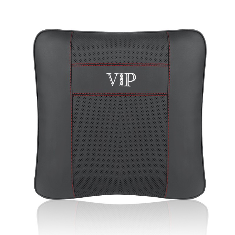 董智车载两用车标真皮用品被车内午睡毯 vip