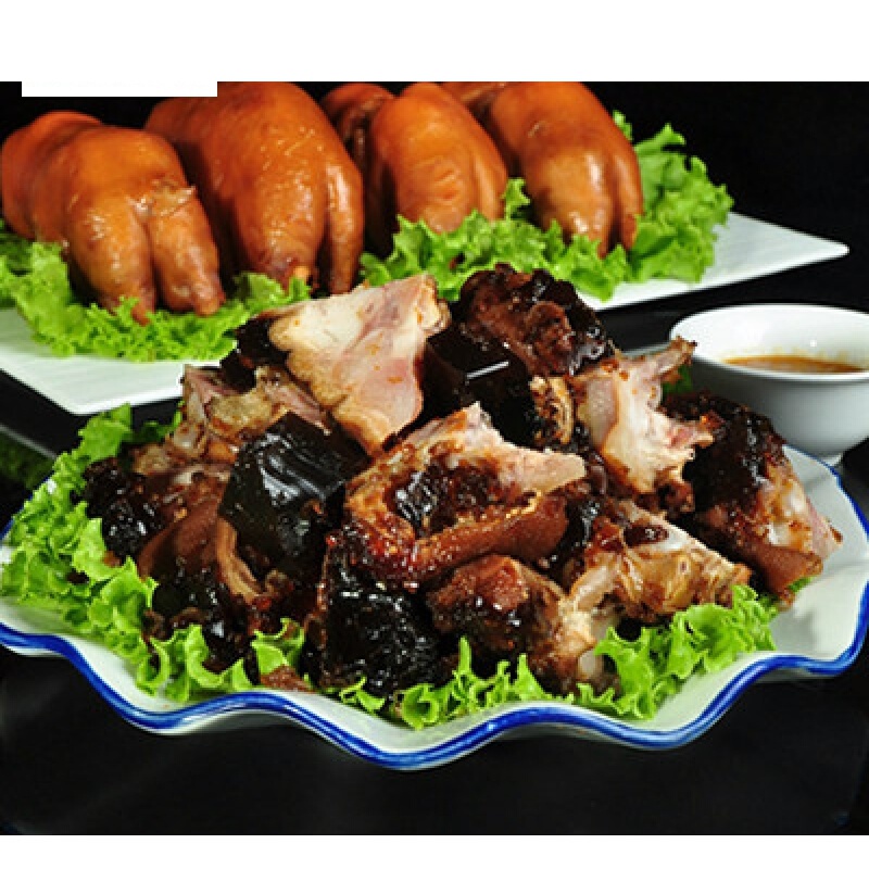 虎钢馋流亭猪蹄青岛卤猪爪特产真空即食 500g 正宗流亭猪蹄(经典装)