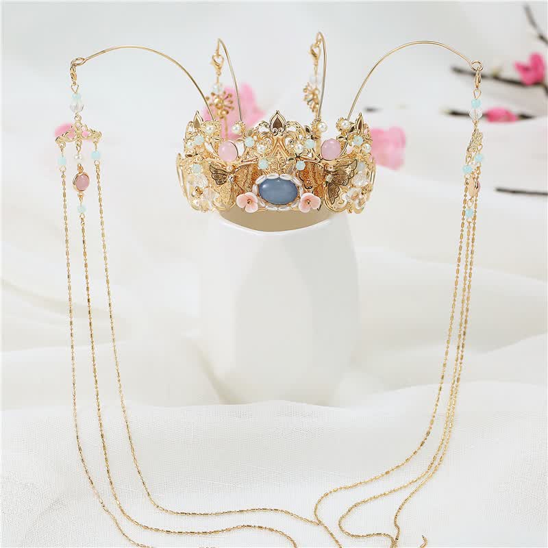 赛魅人儿童汉服头饰女童古风配饰超仙公主流苏发夹清新旗袍唐装发饰