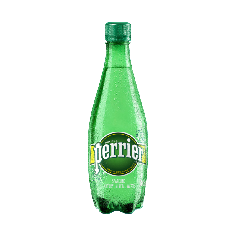 perrier 巴黎水 充气天然矿泉水 原味 500ml*6瓶