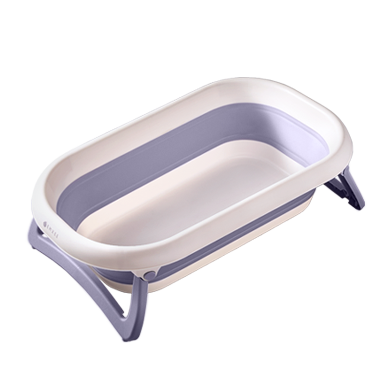 EMXEE嫚熙品牌：折叠浴盆婴儿洗澡盆，轻松沐浴！