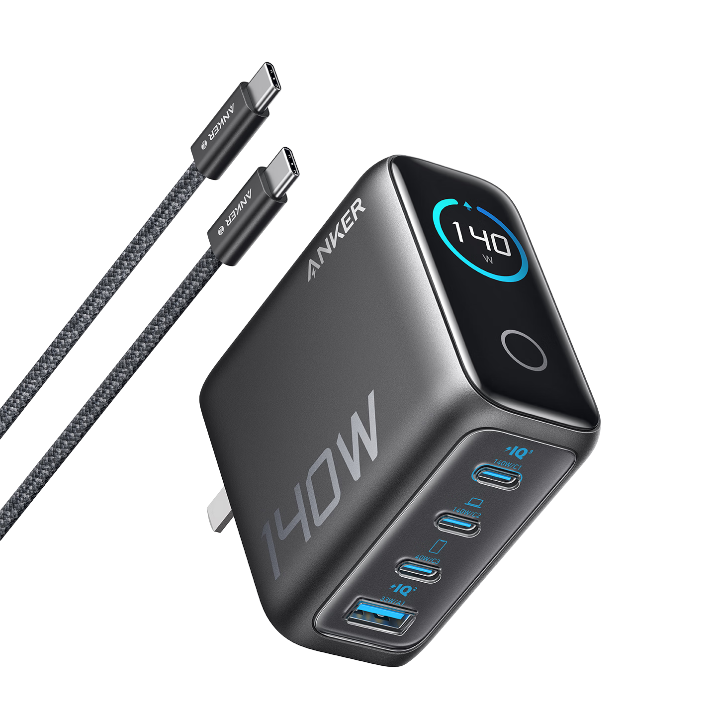 ANKERԳ140W type-cpd100WͷiPhone16ֻΪԱʼǱ188.53Ԫ