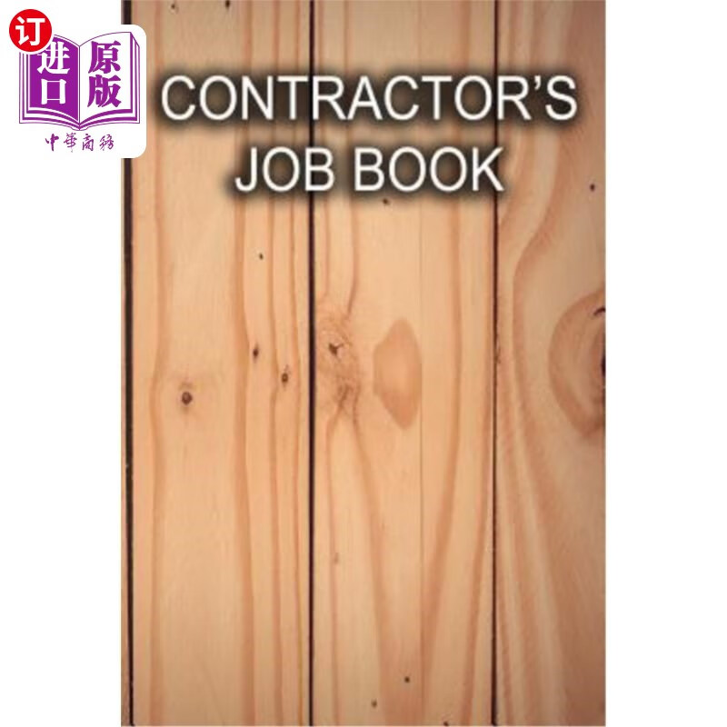 海外直订contractors job book: keep track of client information