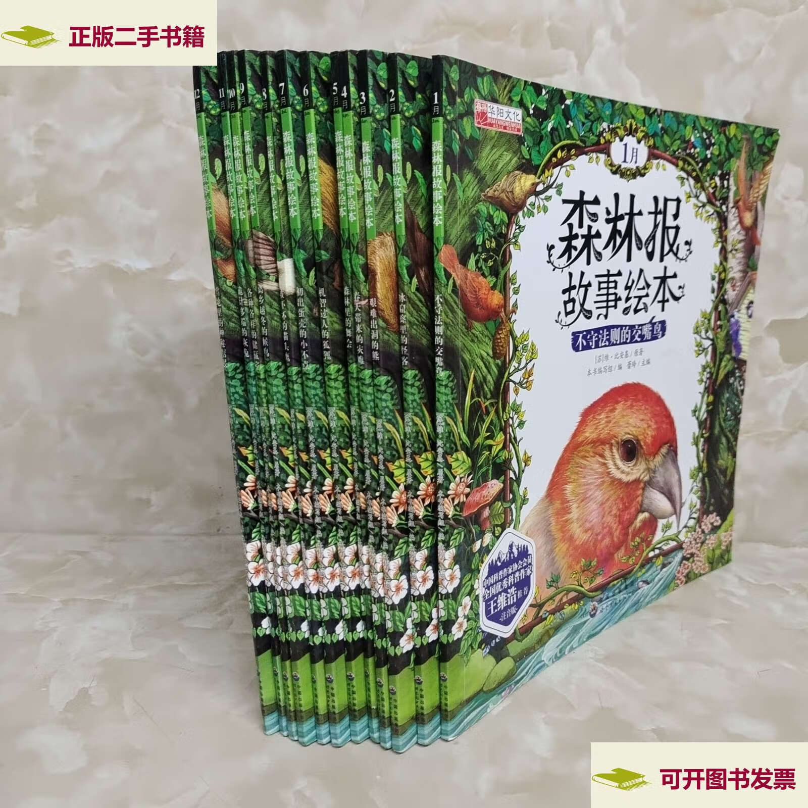 【二手9成新】森林报故事绘本1-12月 共12册合售 /蕾玲 世界图书公司