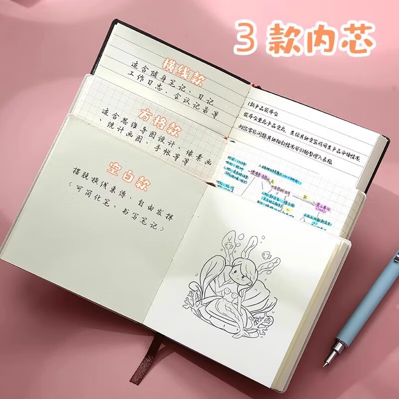 嘉然恒盖章本随身小本子口袋记事本旅行纪念本旅游收集章册手帐本空白苏州南京北京博物馆文创故宫重庆打卡 海藻绿-做自己的英雄-贴心款