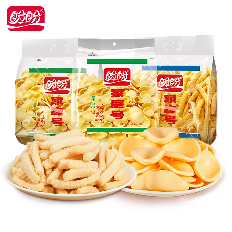 盼盼 盼盼家庭号薯片番茄味原味办公室膨化休闲零食品小吃 原味薯片