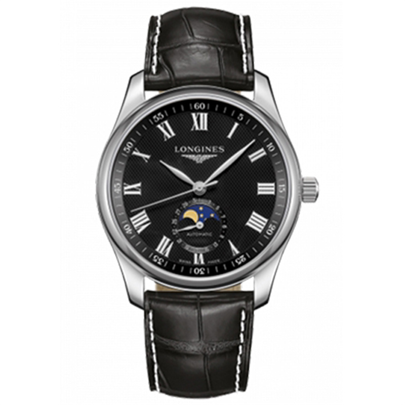 99新未使用 浪琴名匠系列月相自动机械男士手表l2.909.4.51.