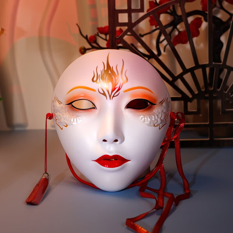 卫亮美女面具头套精致美观可爱美人面具万物全脸成人脸男女仙女面饰汉